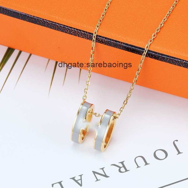 aher max designer luxury classic brand enamel letter pendant clover necklace stainless steel h jewelry for women gift, Silver
aher max designer luxury classic brand enamel letter pendant clover necklace stainless steel h jewelry for women gift, Silver
