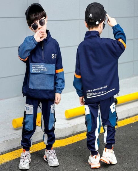 2019 autumn new fashion children boy casual clothing set kid big pocket tracksuit pulloverpant 2pcs clothes sets for boys 410t9249475, White
2019 autumn new fashion children boy casual clothing set kid big pocket tracksuit pulloverpant 2pcs clothes sets for boys 410t9249475, White