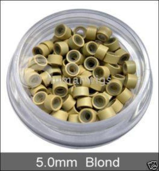 5mm silicone micro ring links for hair extension color blond 10000 items per lot 3020880, Black
5mm silicone micro ring links for hair extension color blond 10000 items per lot 3020880, Black