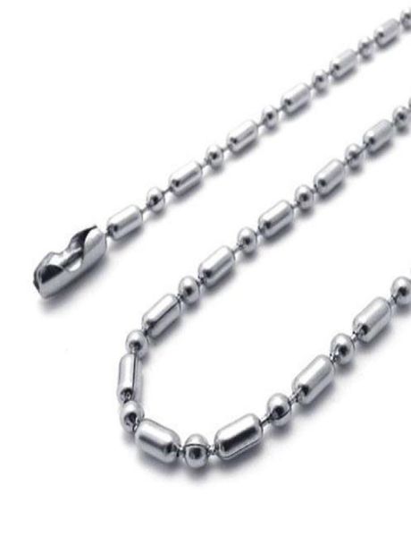304 stainless steel 24mm beaded ball chains necklace 50cm 55cm 60cm 70cm 20pcslot fn1019232088, Silver
304 stainless steel 24mm beaded ball chains necklace 50cm 55cm 60cm 70cm 20pcslot fn1019232088, Silver