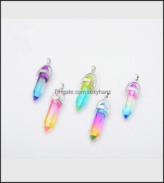 charms jewelry findings components colours hexagon prism pendants crystal clear chakras gem stone fit earrin dhfjq9155922, Bronze;silver 
charms jewelry findings components colours hexagon prism pendants crystal clear chakras gem stone fit earrin dhfjq9155922, Bronze;silver