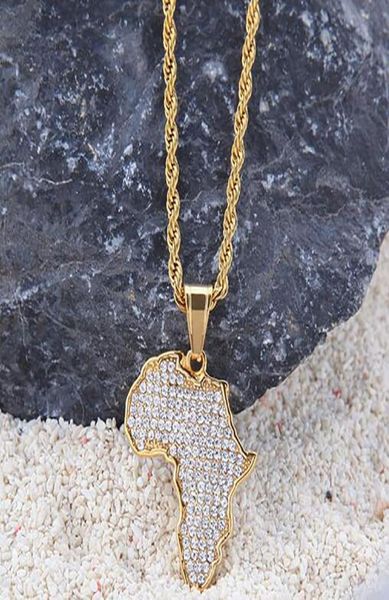 18k gold plated iced out africa map pendant stainess steel necklace with 3mm 24inch rope chian6898518, Silver
18k gold plated iced out africa map pendant stainess steel necklace with 3mm 24inch rope chian6898518, Silver