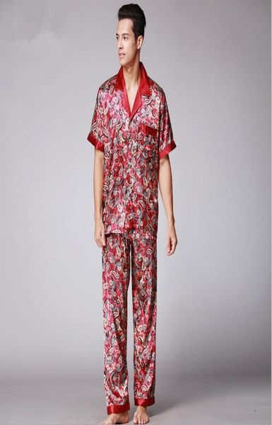 mens paisley silk pajamas set summer short sleeve satin sleepwear male plus size loose dressing gown nightgown5027314, Black;brown
mens paisley silk pajamas set summer short sleeve satin sleepwear male plus size loose dressing gown nightgown5027314, Black;brown
