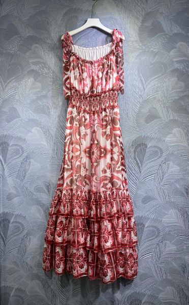 lace up cake dress designer fashion flower print 2023 autumn/winter sleeveless loose square neck dress s-xxldresses red, Black;gray
lace up cake dress designer fashion flower print 2023 autumn/winter sleeveless loose square neck dress s-xxldresses red, Black;gray