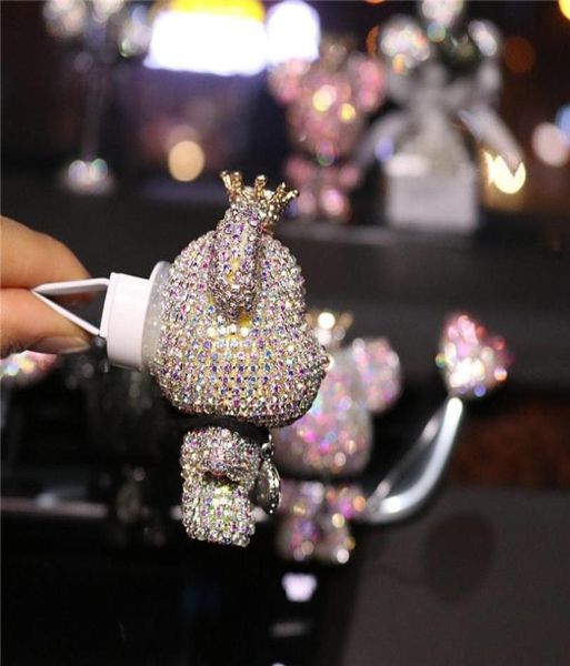 fashion car air freshener fully crystal inlaid bear shaped selling air outlet aromatherapy diffuser clips1000718
fashion car air freshener fully crystal inlaid bear shaped selling air outlet aromatherapy diffuser clips1000718