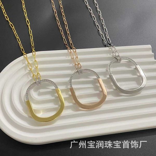 designer new tiffay lock necklace with premium sense ins collar chain s925 silver 18k rose gold diamond
designer new tiffay lock necklace with premium sense ins collar chain s925 silver 18k rose gold diamond