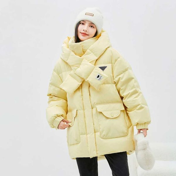 autumn and winter women's scarf collar hat loose short down coat, down fill fluffy full and comfortable, scarf collar hat removable fas, Black
autumn and winter women's scarf collar hat loose short down coat, down fill fluffy full and comfortable, scarf collar hat removable fas, Black