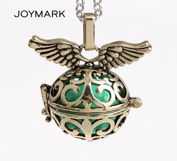 12pcslot 5 colors openable angel wing hollow chime box cage musical sound ball pendant pregnancy necklaces for mother hcpn172484234, Silver
12pcslot 5 colors openable angel wing hollow chime box cage musical sound ball pendant pregnancy necklaces for mother hcpn172484234, Silver
