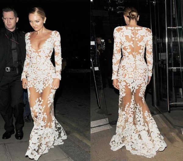 see through lace appliques mermaid evening dresses deep v neck long sleeves white celebrity dresses zuhair murad dress prom p5694939, Black;red
see through lace appliques mermaid evening dresses deep v neck long sleeves white celebrity dresses zuhair murad dress prom p5694939, Black;red
