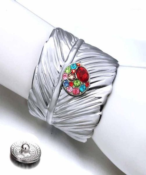 leaves 111 exaggerated flowers arm big fit 18mm snap button bangle bracelet cuff jewelry for women7343676, Black
leaves 111 exaggerated flowers arm big fit 18mm snap button bangle bracelet cuff jewelry for women7343676, Black