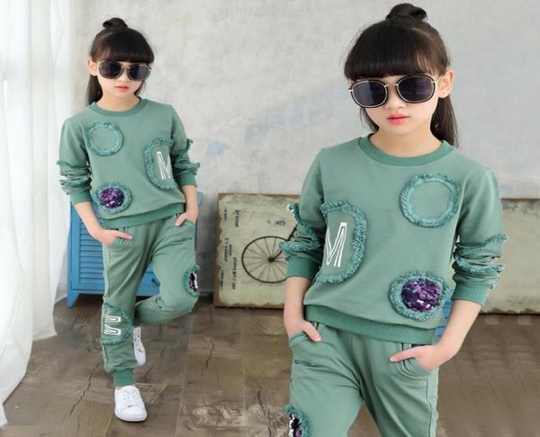 children clothing new spring teen girls clothes set sequin long sleeve pants 2 pcs kids tracksuit girls sports suits 413 y3618588, White
children clothing new spring teen girls clothes set sequin long sleeve pants 2 pcs kids tracksuit girls sports suits 413 y3618588, White