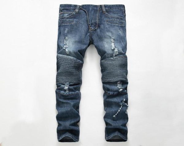 men039s ripped creased light jeans designer long slim trousers with holes mid rise straight size 2840 618534, Blue
men039s ripped creased light jeans designer long slim trousers with holes mid rise straight size 2840 618534, Blue