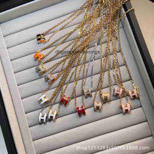 aher max designer luxury v gold mini h necklace women's high end enamel lacquer art letter collar chain popmini small, Silver
aher max designer luxury v gold mini h necklace women's high end enamel lacquer art letter collar chain popmini small, Silver