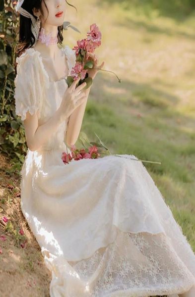 casual dresses vintage dress women elegant puff sleeve chiffon fairy summer embroidery floral french style 20223900066, Black;gray
casual dresses vintage dress women elegant puff sleeve chiffon fairy summer embroidery floral french style 20223900066, Black;gray
