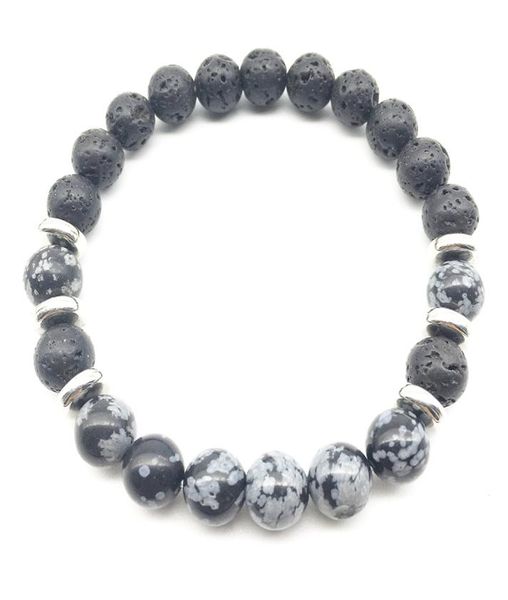 sn1347 lava bracelet trendy natural stone mala yoga bracelet snowflake bracelet 8078650, Black
sn1347 lava bracelet trendy natural stone mala yoga bracelet snowflake bracelet 8078650, Black