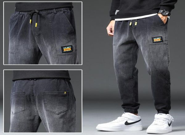 men039s jeans jogger pants men black gray elastic waist harem casual patches 2022 autumn denim trousers relaxed joggers manmen8847859, Blue
men039s jeans jogger pants men black gray elastic waist harem casual patches 2022 autumn denim trousers relaxed joggers manmen8847859, Blue