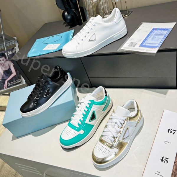 triangle logo sporty shoes men women leather trainers white black sneaker woman rubber sole sneakers with box 35-46
triangle logo sporty shoes men women leather trainers white black sneaker woman rubber sole sneakers with box 35-46