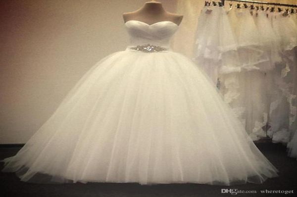 princess ball gowns wedding dresses 2019 new sweetheart sleeveless floor length backless tulle custom made bridal gowns2051228, White
princess ball gowns wedding dresses 2019 new sweetheart sleeveless floor length backless tulle custom made bridal gowns2051228, White
