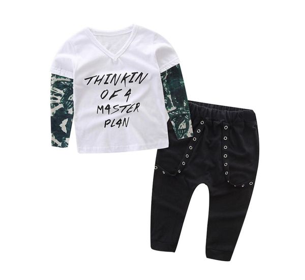 toddler boys clothing newborn infant baby boy letter tattoo t shirt pants outfits clothes set5339761, White
toddler boys clothing newborn infant baby boy letter tattoo t shirt pants outfits clothes set5339761, White