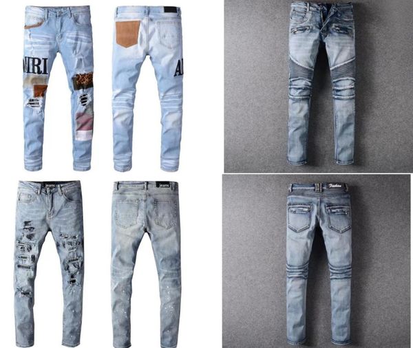 2022 hiphop high street fashion brand jeans embroidery patch fold stitching men039s designer motorcycle riding slim pants3368723, Blue
2022 hiphop high street fashion brand jeans embroidery patch fold stitching men039s designer motorcycle riding slim pants3368723, Blue