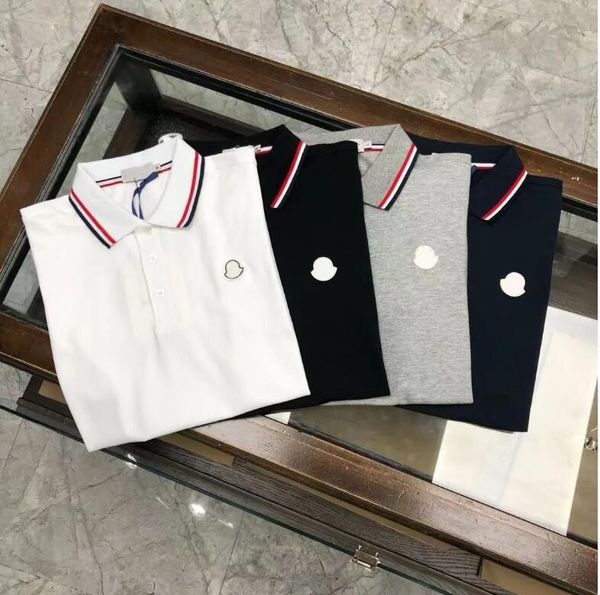 summer mens polos shirt designer t shirts short polo man with stripe neck tshirts streewears short sleeves s-3xl a1, White;black
summer mens polos shirt designer t shirts short polo man with stripe neck tshirts streewears short sleeves s-3xl a1, White;black