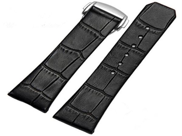 genuine leather watch band for omega constellation series wristband strap 23mm with silver clasp217e3812250, Black;brown