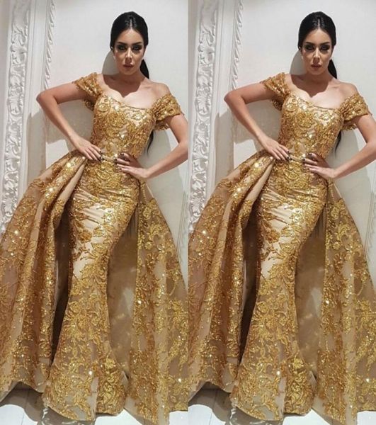 gold prom dresses yousef aljasmi dubai arabic evening dress labourjoisie gowns overskirt detachable train champagne mermaid party 1375951, Black
gold prom dresses yousef aljasmi dubai arabic evening dress labourjoisie gowns overskirt detachable train champagne mermaid party 1375951, Black