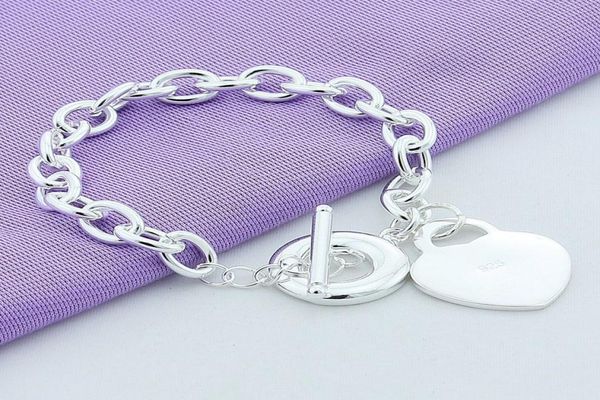 925 stamped brand designer bracelets for women t o heart clasp sterling silver girls lady charms jewelry fashion link chain bangle7073143, Golden;silver
925 stamped brand designer bracelets for women t o heart clasp sterling silver girls lady charms jewelry fashion link chain bangle7073143, Golden;silver