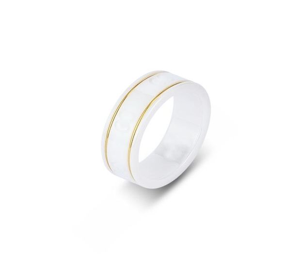 ceramic band rings black white for women men jewelry gold silver ring with box7165348 
ceramic band rings black white for women men jewelry gold silver ring with box7165348