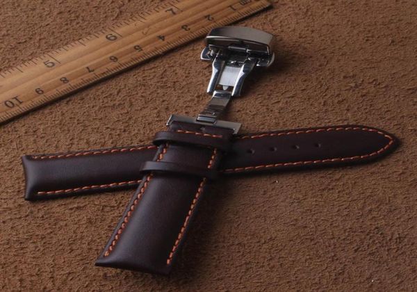 watchband strap genuine leather smooth brown with orange line stainless steel buckle deployment clasp 18mm 20mm 22mm fast delivery4980277, Black;brown
watchband strap genuine leather smooth brown with orange line stainless steel buckle deployment clasp 18mm 20mm 22mm fast delivery4980277, Black;brown