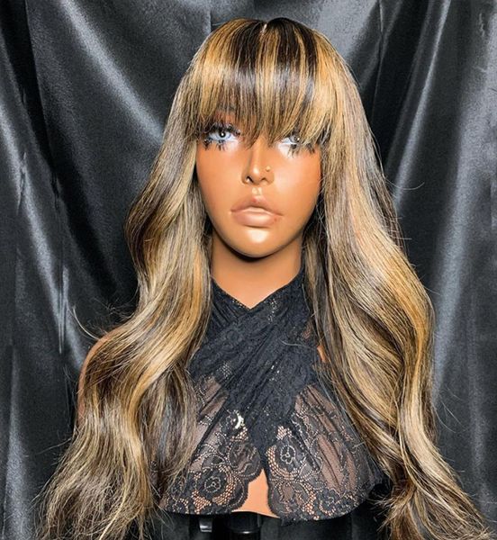 ombre highlight fringe wig 5x5 silk wig loose body wave wig 150 human hair wigs for women with bangs brazilian remy1480987, Black;brown
ombre highlight fringe wig 5x5 silk wig loose body wave wig 150 human hair wigs for women with bangs brazilian remy1480987, Black;brown