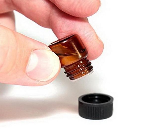 14 dram 1ml small amber glass sample bottle vials w orifice reducer black cap for aromatherapy essential oils pack of 249825423
14 dram 1ml small amber glass sample bottle vials w orifice reducer black cap for aromatherapy essential oils pack of 249825423
