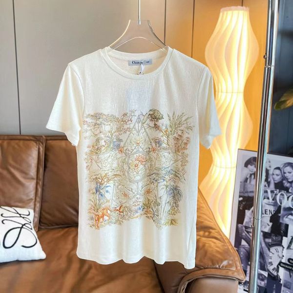 women's short-sleeved round neck slim fit fashion casual luxury brand fashion soft quick drying breathable comfortable designer women&#, White
women's short-sleeved round neck slim fit fashion casual luxury brand fashion soft quick drying breathable comfortable designer women&#, White