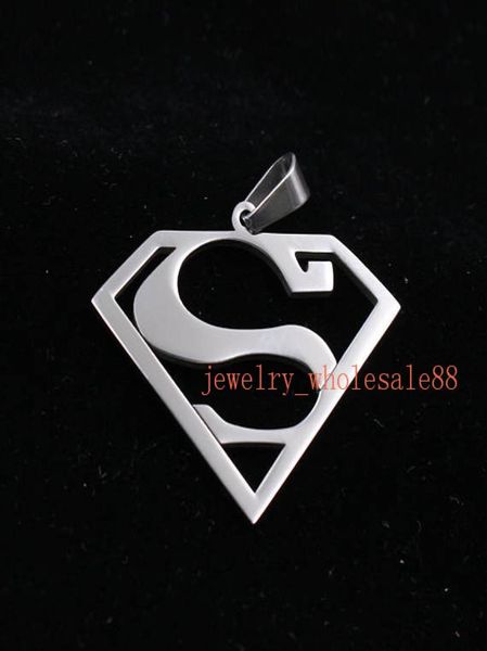 whole in bulk 10pcs lot superman symbol pendant necklace charms stainless steel religious jewelr for mens gifts no chain1328082, Silver
whole in bulk 10pcs lot superman symbol pendant necklace charms stainless steel religious jewelr for mens gifts no chain1328082, Silver