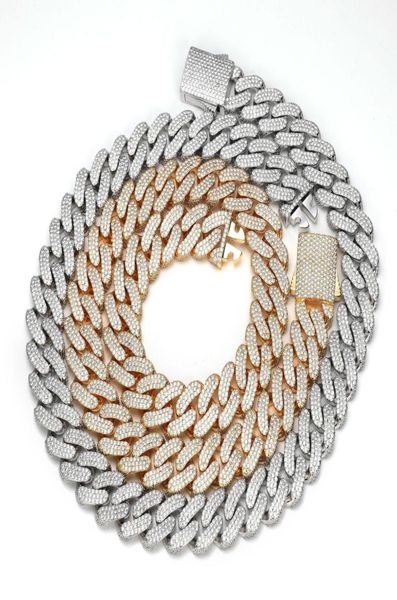 18mm 18inch24inch yellow white gold plated bling cz miami cuban chain necklace links for men punk jewelry2972785, Silver
18mm 18inch24inch yellow white gold plated bling cz miami cuban chain necklace links for men punk jewelry2972785, Silver