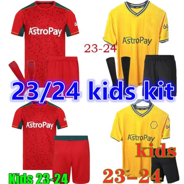 wolves 23 24 kids home soccer jerseys raul semedo neto neves trincao wanderers j otto podence gibbs hee chan wolverhampton 2023 2024 footbal, Black;yellow
wolves 23 24 kids home soccer jerseys raul semedo neto neves trincao wanderers j otto podence gibbs hee chan wolverhampton 2023 2024 footbal, Black;yellow