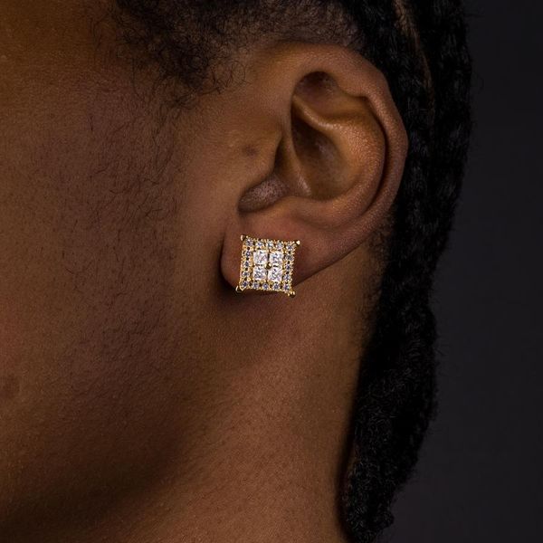 hip hop rapper men stud earrings jewelry gold silver foursquare diamond 9mm square big zircon earrings night club jewelry accessories 1478, Golden
hip hop rapper men stud earrings jewelry gold silver foursquare diamond 9mm square big zircon earrings night club jewelry accessories 1478, Golden