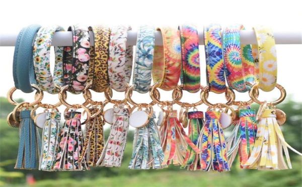 69 styles keychain jewelry sun plant flag dyeing pattern pu leather wrap tassels bracelets wristlet round bangle key ring6622088, Red;brown
69 styles keychain jewelry sun plant flag dyeing pattern pu leather wrap tassels bracelets wristlet round bangle key ring6622088, Red;brown