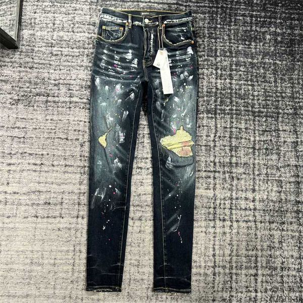 designer jeans men's slim purple fit biker jeans, ripped stretch distressed destroyed straight leg moto denim pants trend brand u03w, Blue
designer jeans men's slim purple fit biker jeans, ripped stretch distressed destroyed straight leg moto denim pants trend brand u03w, Blue