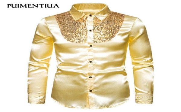 puimentiua sequin shirt men wedding groom dress long sleeve shirts mens nightclub disco dance party prom custyme fashion 20205963635, White;black
puimentiua sequin shirt men wedding groom dress long sleeve shirts mens nightclub disco dance party prom custyme fashion 20205963635, White;black