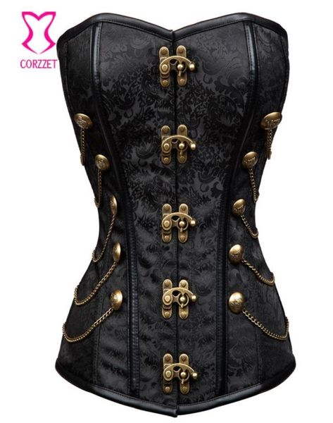 vintage brocade black gothic corset burlesque korsett for women plus size corsets and bustiers steampunk clothing 3xl corselet7022531, Black;white
vintage brocade black gothic corset burlesque korsett for women plus size corsets and bustiers steampunk clothing 3xl corselet7022531, Black;white