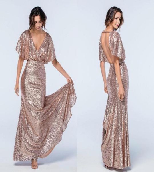 sparkle rose gold sequins mermaid evening dresses v neck short sleeves floor length backless evening gowns formal dresses3956944, Black;red
sparkle rose gold sequins mermaid evening dresses v neck short sleeves floor length backless evening gowns formal dresses3956944, Black;red