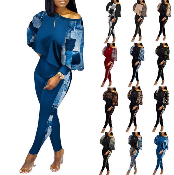 2023 spring new women's tracksuits sport suits long-sleeved round neck off-shoulder fashion casual suit women, Gray
2023 spring new women's tracksuits sport suits long-sleeved round neck off-shoulder fashion casual suit women, Gray