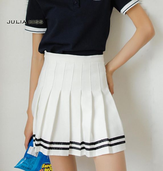 women striped pleated skirts with safety shorts preppy style mini skirts high waist pleated skirt7280785, Black
women striped pleated skirts with safety shorts preppy style mini skirts high waist pleated skirt7280785, Black