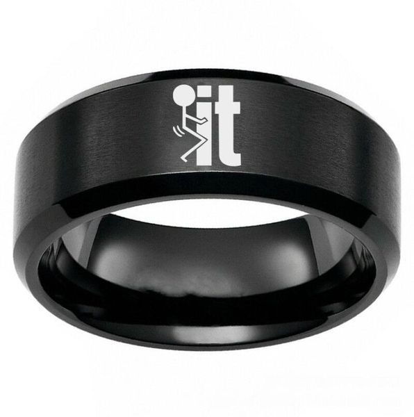 fashion men039s rings fk it funny humor joke stainless steel band size 6133200823, Silver
fashion men039s rings fk it funny humor joke stainless steel band size 6133200823, Silver