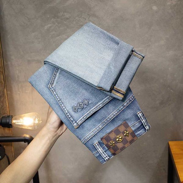 designer jeans for men spring and summer thin lvjia prussian blue light luxury embossed casual versatile slim fit small straight tube men�
designer jeans for men spring and summer thin lvjia prussian blue light luxury embossed casual versatile slim fit small straight tube men�