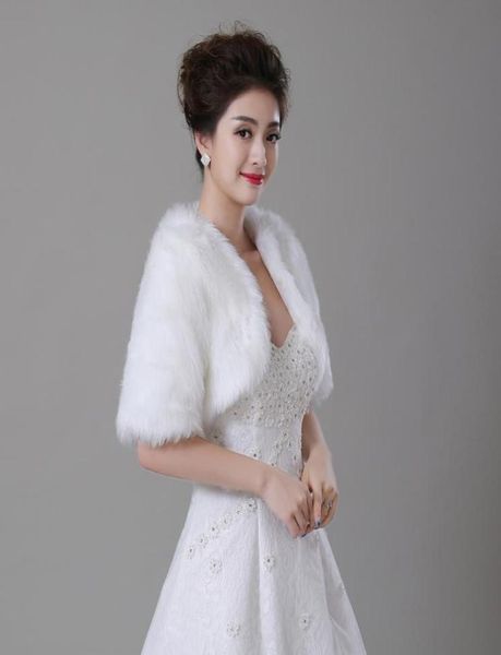 real po wedding bolero wraps with half sleeves whtie ivory faux fur bridal jacket in stock bride coat cape shawl 2095191, White
real po wedding bolero wraps with half sleeves whtie ivory faux fur bridal jacket in stock bride coat cape shawl 2095191, White