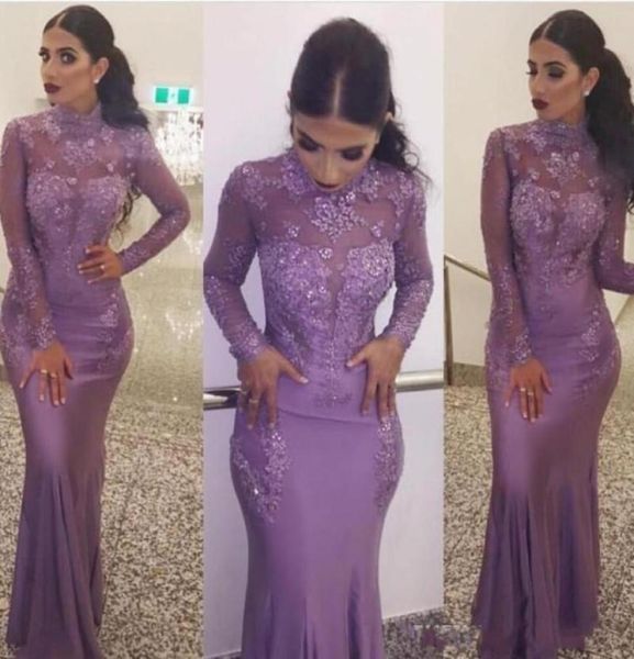 new high neck mermaid lavender evening dresses lace appliques prom dress beaded sheath long sleeves floor length formal party gown5258625, Black;red
new high neck mermaid lavender evening dresses lace appliques prom dress beaded sheath long sleeves floor length formal party gown5258625, Black;red