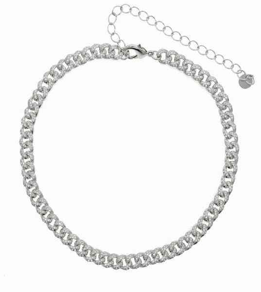 iced out bling 7mm crystal miami cuban link chain choker necklace for lady micro pave cz miami chokers women jewelry5065924, Silver
iced out bling 7mm crystal miami cuban link chain choker necklace for lady micro pave cz miami chokers women jewelry5065924, Silver
