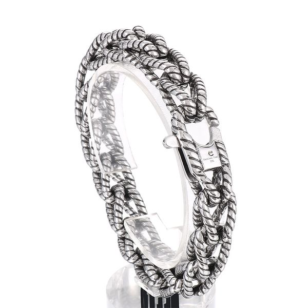 12mm 8.66inch vintage black stainless steel punk twist braided chain bracelet bangle jewelry 68g weight thanksgiving, christmas, graduation,
12mm 8.66inch vintage black stainless steel punk twist braided chain bracelet bangle jewelry 68g weight thanksgiving, christmas, graduation,